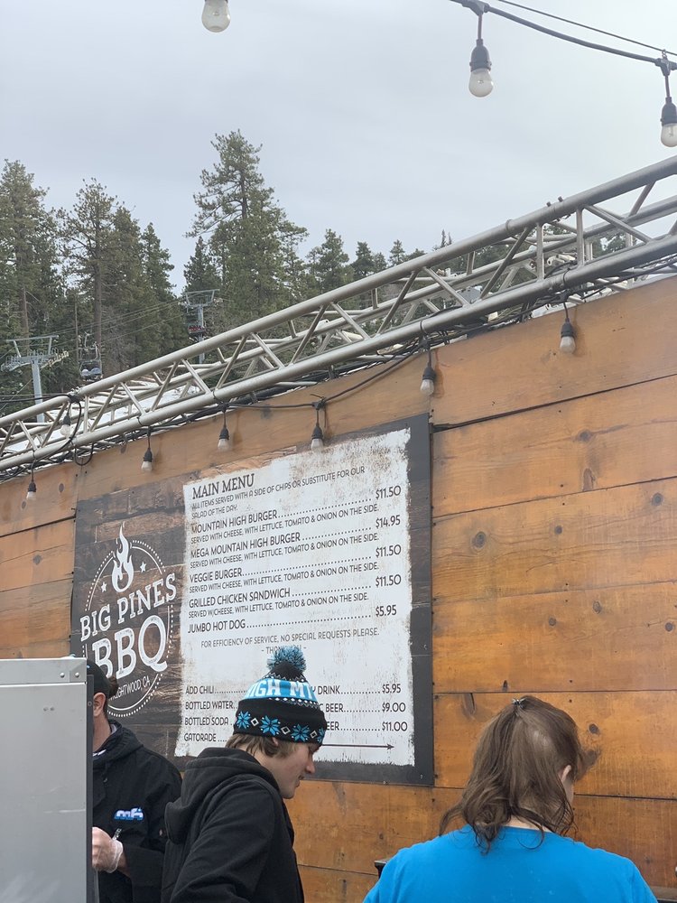 BIG PINES BBQ 24510 CA2, Wrightwood, CA Yelp