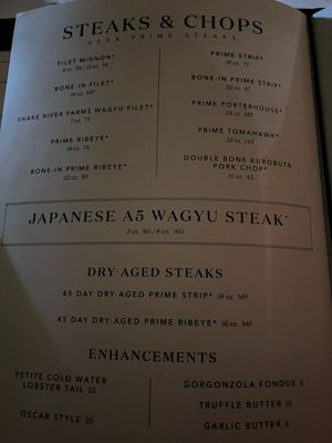 Menu photo 7 Del Frisco's Double Eagle Steakhouse Las Vegas, NV