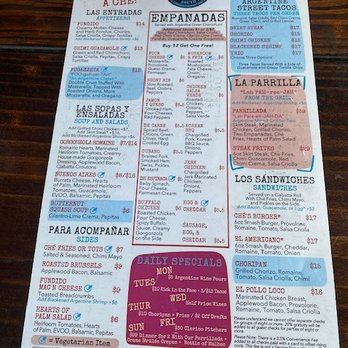 Ché - Food menu - Argentine Near Me - Cincinnati, Ohio