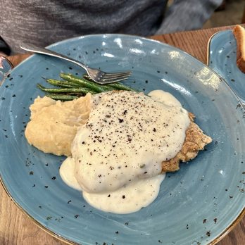 Reba's Place - Half portion chicken fried steak meal - American Near Me - Atoka, Oklahoma Reba's Place - Half portion chicken fried steak meal - American Near Me - Atoka, Oklahoma