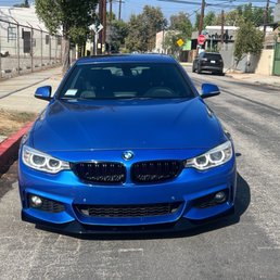 Repainted my front bumper and applied front bumper lip
