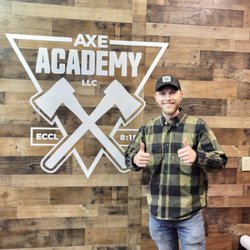 Axe throwing parties is what we do.
