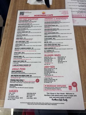 Menu photo 6 The Northern Cafe and Grill Vancouver, BC Menu photo 6 The Northern Cafe and Grill Vancouver, BC