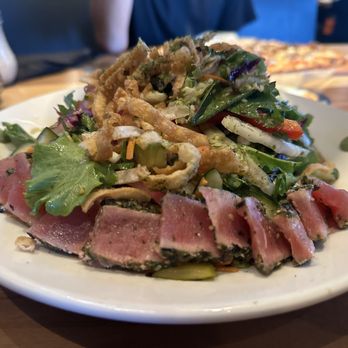 BJ's Restaurant & Brewhouse - Enlightened Seared Ahi Salad* - New American Near Me - San Antonio, Texas BJ's Restaurant & Brewhouse - Enlightened Seared Ahi Salad* - New American Near Me - San Antonio, Texas