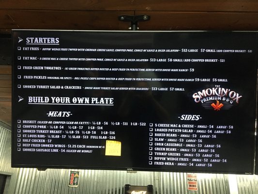 Menu photo 2 The Smokin’ Ox Premium BBQ Winter Haven, FL