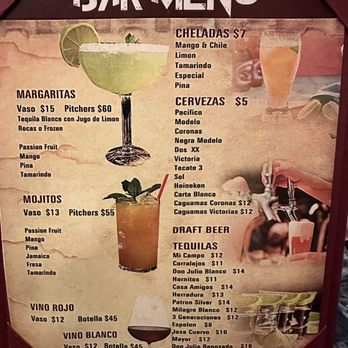 Que Chula Es Puebla - a bar menu - Mexican Near Me - Philadelphia, Pennsylvania