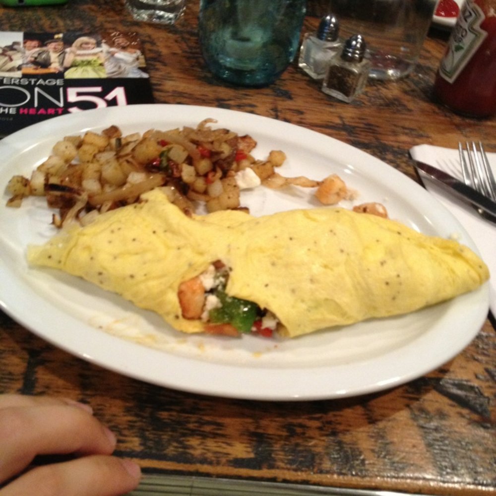 Plates Restaurant & Catering - Shrimp and crab omelet! - New American Near Me - Baltimore, Maryland Plates Restaurant & Catering - Shrimp and crab omelet! - New American Near Me - Baltimore, Maryland