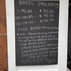 Walkers Butcher Block - Prices as of 11/23/19