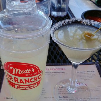 Matt's El Rancho - Knockout Martini 12.21 - Mexican Near Me - Austin, Texas
