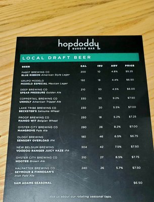 Menu photo 1 Hopdoddy Burger Bar Tallahassee, FL Menu photo 1 Hopdoddy Burger Bar Tallahassee, FL