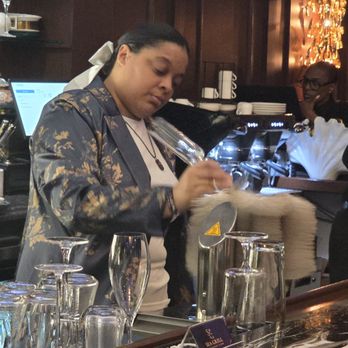 Sea Grill - Attention to Detail: polishing, not just washing, a champagne glass. I think she spent 5 minutes just on that one glass. - Seafood Near Me - Charlotte, North Carolina Sea Grill - Attention to Detail: polishing, not just washing, a champagne glass. I think she spent 5 minutes just on that one glass. - Seafood Near Me - Charlotte, North Carolina