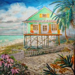 Heard Art Gallery - Beach Style oil paintings STRAND and 21st {2029 strand} GALVESTON local artist Ray Heard. At AMY LANE GIFTS