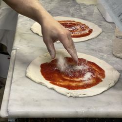 Marino - Prepping pizza