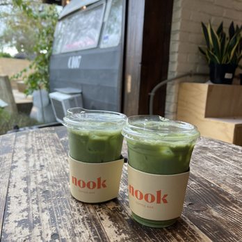 Nook Coffee Bar - matcha latte - Coffee & Tea Near Me - Costa Mesa, California Nook Coffee Bar - matcha latte - Coffee & Tea Near Me - Costa Mesa, California