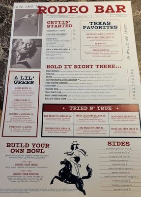 Menu photo 3 Rodeo Bar Dallas, TX
