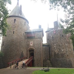 The Safehouse Hostel - Castle Coch, its a nice bike through the park to get there.