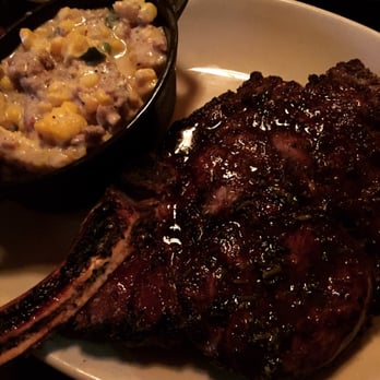The Ranch - Bone in ribeye with sweet corn - Steakhouses Near Me - Irving, Texas The Ranch - Bone in ribeye with sweet corn - Steakhouses Near Me - Irving, Texas