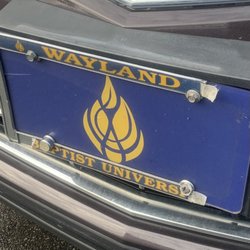 Blue Angel Car Wash - Snapped plate after bolted down