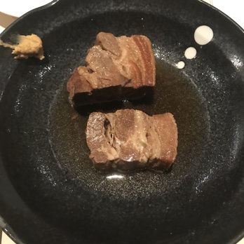 Kondo - Braised pork belly - Buta Kakuni ($9) - Japanese Near Me - Astoria, New York Kondo - Braised pork belly - Buta Kakuni ($9) - Japanese Near Me - Astoria, New York