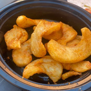Brick and Flour - Curly steak fries beer battered...pretty good. - Mexican Near Me - Glendale, California Brick and Flour - Curly steak fries beer battered...pretty good. - Mexican Near Me - Glendale, California