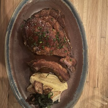 Husk - Pork chop - American Near Me - Charleston, South Carolina Husk - Pork chop - American Near Me - Charleston, South Carolina