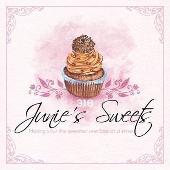 Junie's Sweets - a cupcake on a pink background - Custom Cakes Near Me Junie's Sweets - a cupcake on a pink background - Custom Cakes Near Me