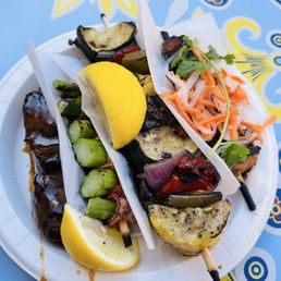 Pork & Vegetable Skewer