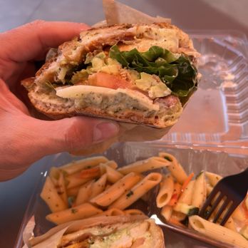Sea Salt + Basil  - Tocino Chicken Avocado Panini - Coffee & Tea Near Me - Irvine, California