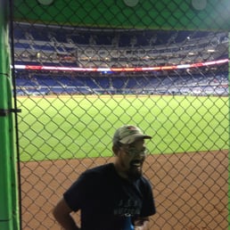 Almost on the field!