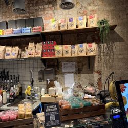 Black Sheep Coffee - Inside the shop, coffee for sale ( beans, grinded or capsules)