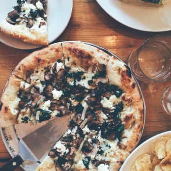 Terra GR - Mushroom and Goat Cheese Pizza - New American Near Me - Grand Rapids, Michigan Terra GR - Mushroom and Goat Cheese Pizza - New American Near Me - Grand Rapids, Michigan
