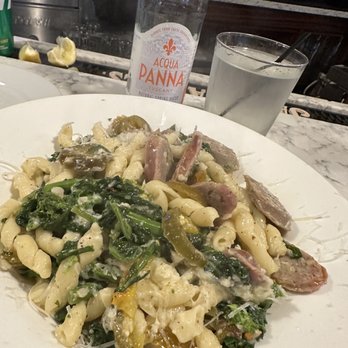 BenCotto - Boston - This is one of the "North End Favorites" specials - Sausage & broccoli rabe with fresh homemade fusilli pasta. - Italian Near Me - Boston, Massachusetts BenCotto - Boston - This is one of the "North End Favorites" specials - Sausage & broccoli rabe with fresh homemade fusilli pasta. - Italian Near Me - Boston, Massachusetts
