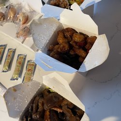 Mei's Chinese Restaurant - BLACK MUSHROOMS WITH NAPPA CABBAGE ORANGE CHICKEN CRISPY GARLIC BEEF...