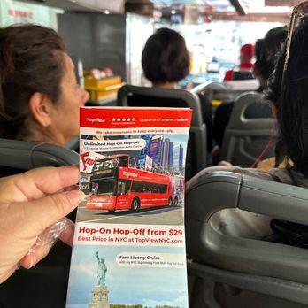 TopView - Inside - Bus Tours Near Me - New York, New York TopView - Inside - Bus Tours Near Me - New York, New York