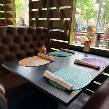 Casa Lola - Booth seating at Casa Lola - Mexican Near Me - Sacramento, California