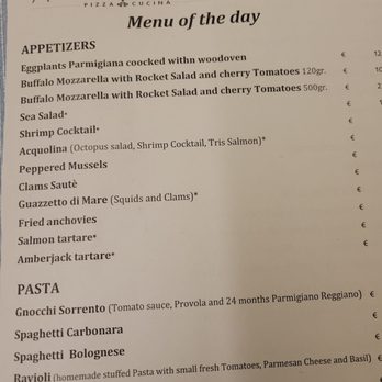 Antonio & Antonio - Menu - Pizza Near Me - Naples, NA