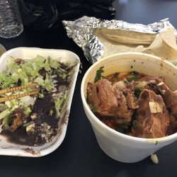 Stuff on the left is from another vendor. One that sells bomb ass taquitos!