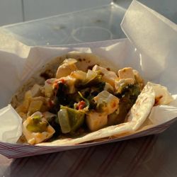 Pancha’s Tacos & Mas - Queso con chile taco