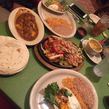 El Fenix - Fajitas for two! Both got super hot plates with sides! - Mexican Near Me - Dallas, Texas