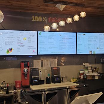 Salubrious Juice and More - Inside at the counter. - Coffee & Tea Near Me - Frisco, Texas