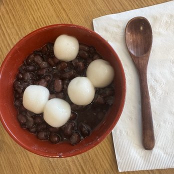Meiji Seimen - Red bean with mochi (I forget)red bean with something... lol - Noodles Near Me - Costa Mesa, California Meiji Seimen - Red bean with mochi (I forget)red bean with something... lol - Noodles Near Me - Costa Mesa, California