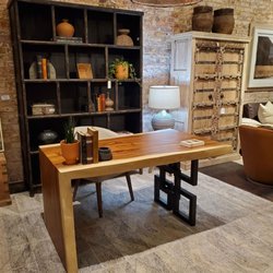 Habitat Home & Garden - Hand-crafted desk made of acacia wood.