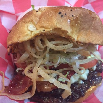 30 Burgers - A-1 Bleu Burger (#6) with bacon - Burgers Near Me - Bound Brook, New Jersey 30 Burgers - A-1 Bleu Burger (#6) with bacon - Burgers Near Me - Bound Brook, New Jersey