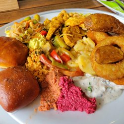 Tibits - What 29 CHF of food looks like.