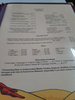 Menu photo 4 Brown Mug Cafe Winslow, AZ