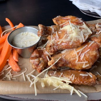 Dented Keg Brewing Company - Garlic Parmesan wings - Brewpubs Near Me - Mars, Pennsylvania