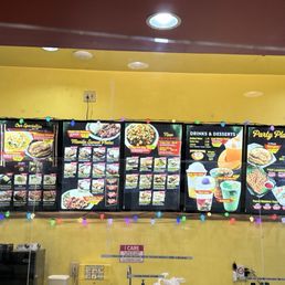 Manila sunset menu.
