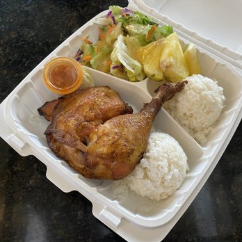 Mike's Huli Chicken - Chicken Plate - Food Trucks Near Me - Kahuku, Hawaii Mike's Huli Chicken - Chicken Plate - Food Trucks Near Me - Kahuku, Hawaii