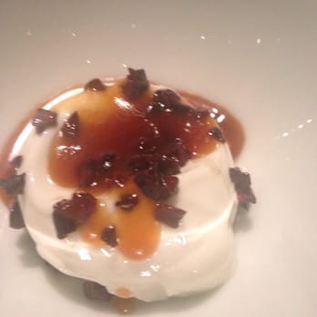Saison - House made ice cream (milk from their Marin cows) and coco nibs... - New American Near Me - San Francisco, California Saison - House made ice cream (milk from their Marin cows) and coco nibs... - New American Near Me - San Francisco, California