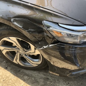 Post Auto Body - 2018 honda damaged bumper,headlamp, and fender - Body Shops Near Me - Westbury, New York Post Auto Body - 2018 honda damaged bumper,headlamp, and fender - Body Shops Near Me - Westbury, New York